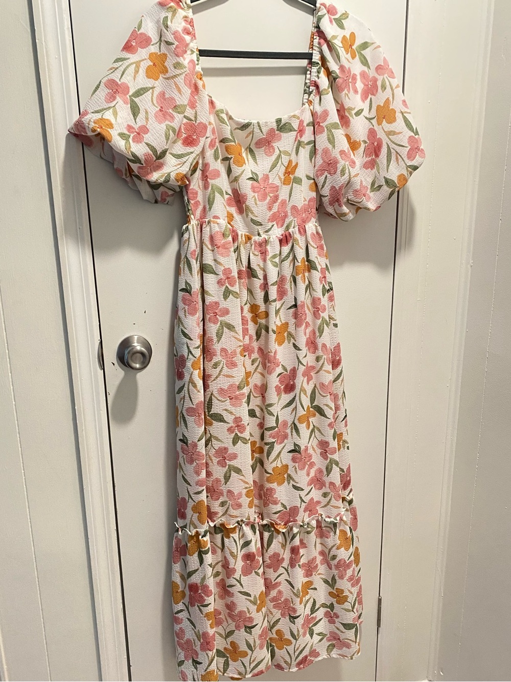 PINK BLUSH Puff Sleeve Dress